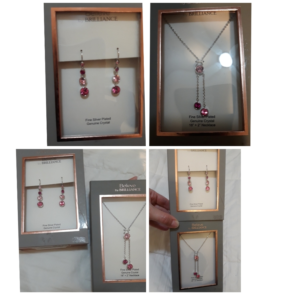 Earrings and necklace💖